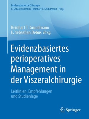 cover image of Evidenzbasiertes perioperatives Management in der Viszeralchirurgie